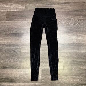 Lululemon Leggings Velvet Black Women’s 4